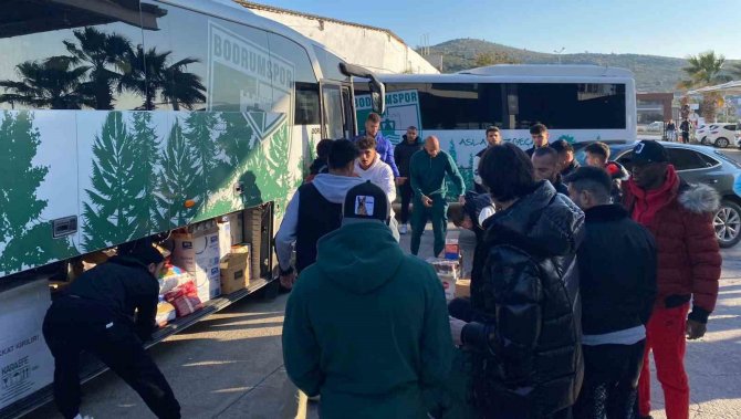 Bodrumspor’dan Deprem Bölgesine Destek