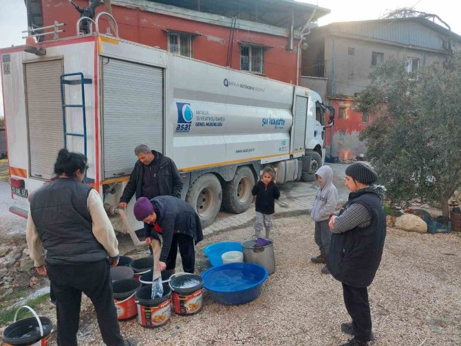 Hatay’da Su Sorunu Cuma Günü Bitecek