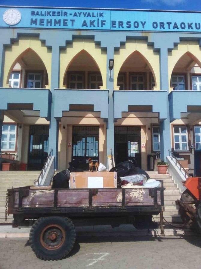 Ayvalık’ta Yardım Geleneği Sürüyor