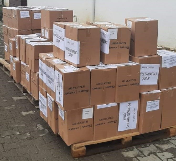 Depremzedelerin Sağlığı İçin Arı Mucizesi Firması Harekete Geçti