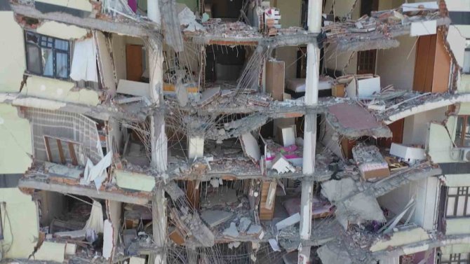 Diyarbakır Galeria Sitesi Havadan Görüntülendi, Depremin İzleri Yürek Burktu