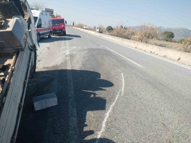 İ̇ncirliova’da Trafik Kazası: 1 Yaralı