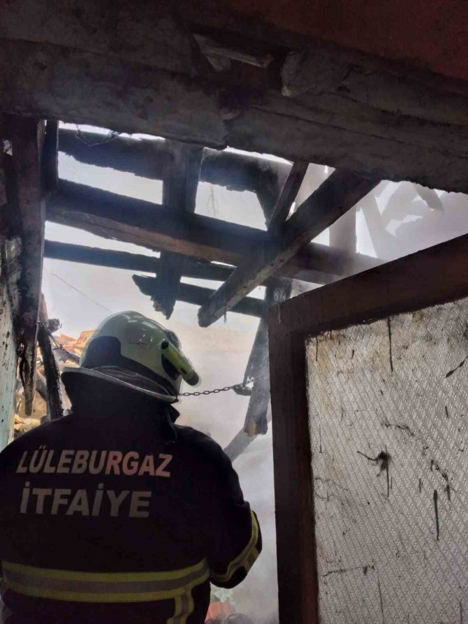 Kırklareli’nde Yangın