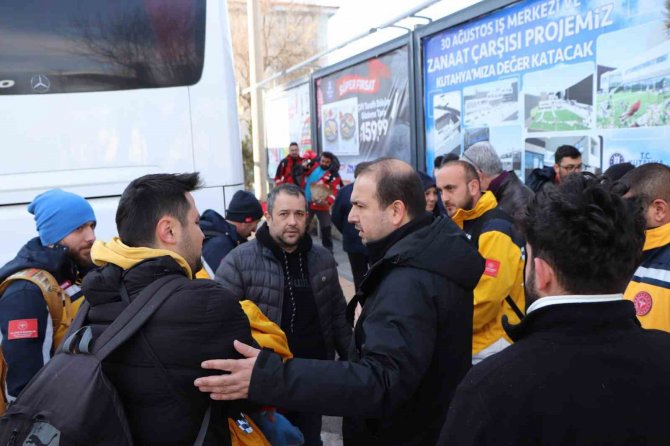 Kütahya İ̇l Sağlık Müdürlüğü Ekipleri Deprem Bölgesinden Döndü