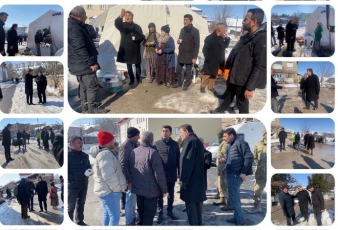 Aydemir, Malatya’da Depremzedelerin Acılarını Paylaştı