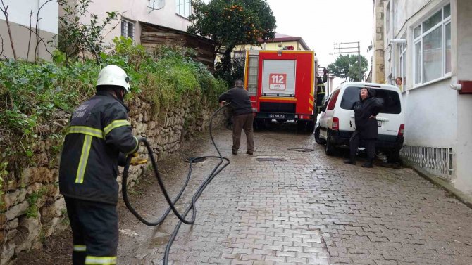 Ordu’da Baca Yangını Ekipleri Harekete Geçirdi