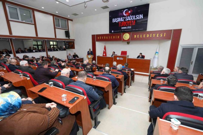 Büyükşehir Meclisinde ‘Asrın Felaketini’ Konuşuldu