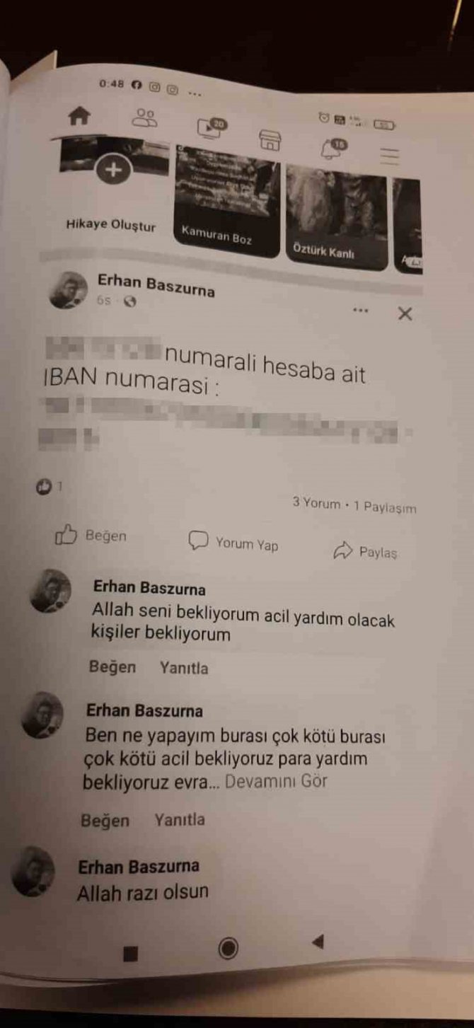 Depremzedelere Yardım Edeceğini Söyleyip Dolandırıcılık Yaptı