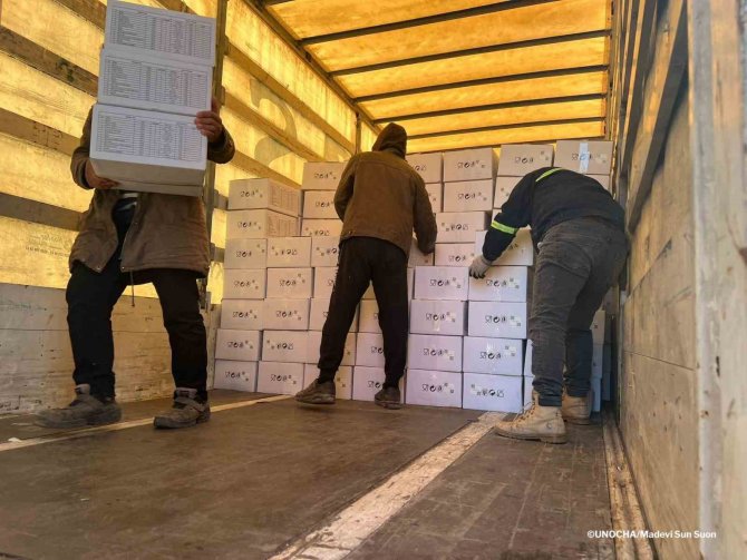 Suriye’ye Bugüne Kadar 58 Yardım Tırı Ulaştı