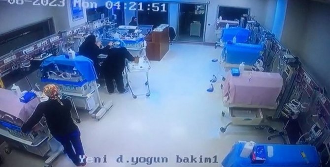 Şiddetli Sarsıntıya Rağmen Kuvözleri Bırakmadılar