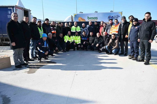 Başkan Gürkan Hatay’a Destek Ziyaretinde Bulundu