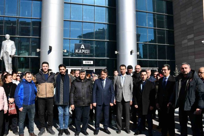 Kardeş Adliye Personeli Elbistan’a Doğru Yola Çıktılar
