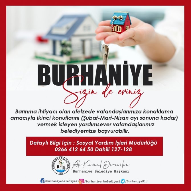 Burhaniye’de Başkan Deveciler “Burhaniye Sizin Eviniz “Projesini Başlattı