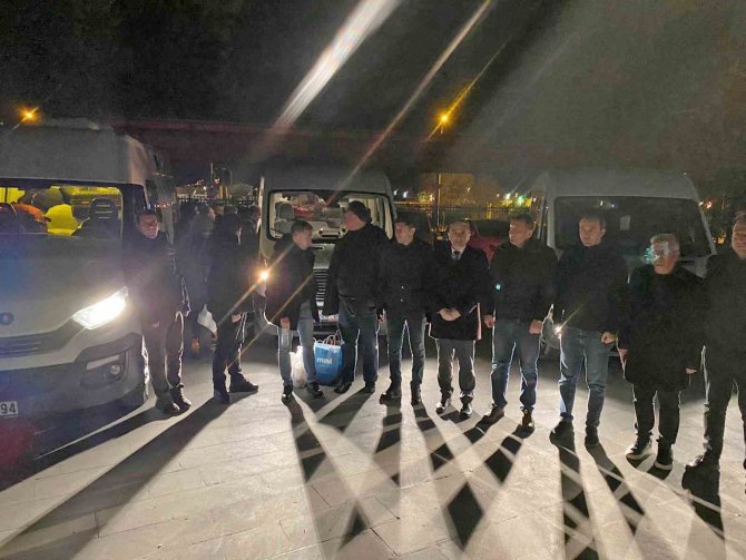 Fethiye Adalet Sarayı’ndan Deprem Bölgesine 25 Kişilik Ekip Yola Çıktı