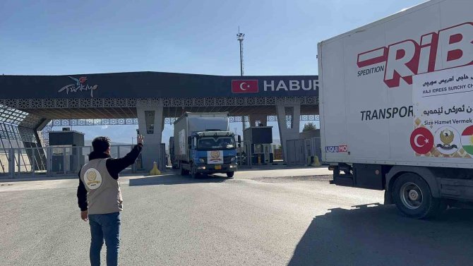 Irak Kürdistan Bölgesel Yönetimi’nden Depremzedelere Yardımlar Gelmeye Devam Ediyor