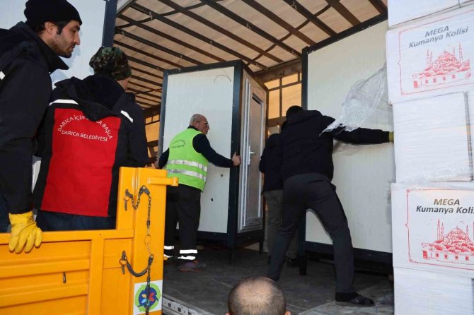 Deprem Bölgesi İçin Mobil Tuvalet Üretiliyor