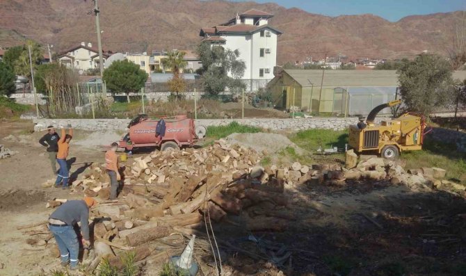 Marmaris’ten Depremzedelere Yakacak Yardımı