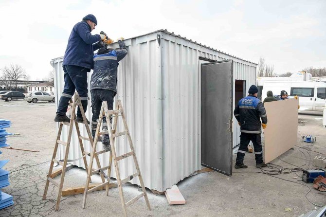 Altındağ Belediyesinden Prefabrik Ev Desteği