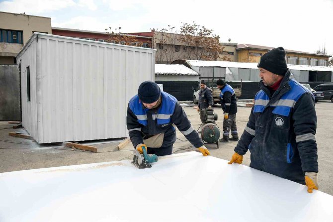 Altındağ Belediyesinden Prefabrik Ev Desteği