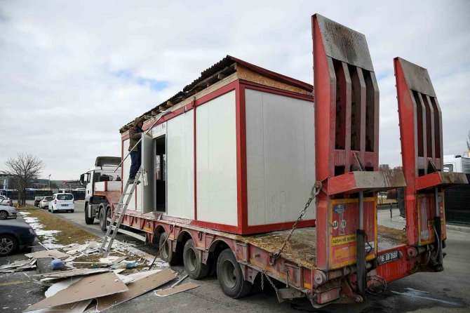 Altındağ Belediyesinden Prefabrik Ev Desteği