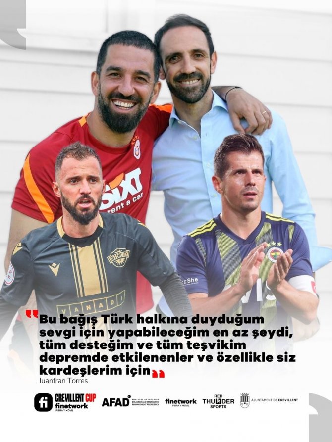 Juanfran, Depremzedeler İçin Yardım Maçı Düzenleyecek