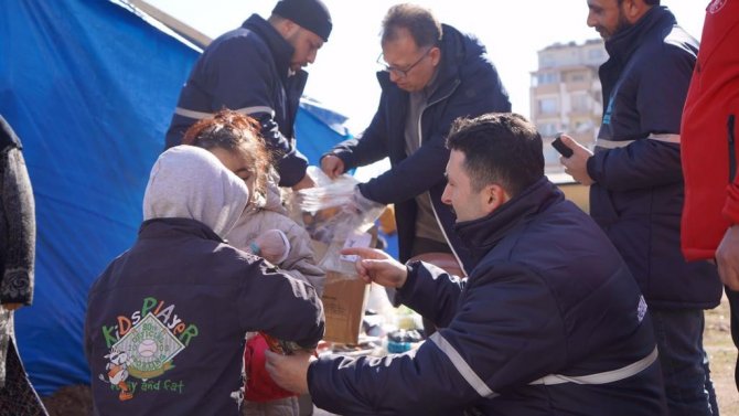 Başkan Hasan Avcı Deprem Bölgesinde