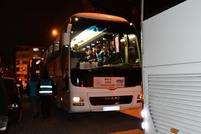 Bolu’dan 144 Gönüllü Dualarla Hatay’a Uğurlandı