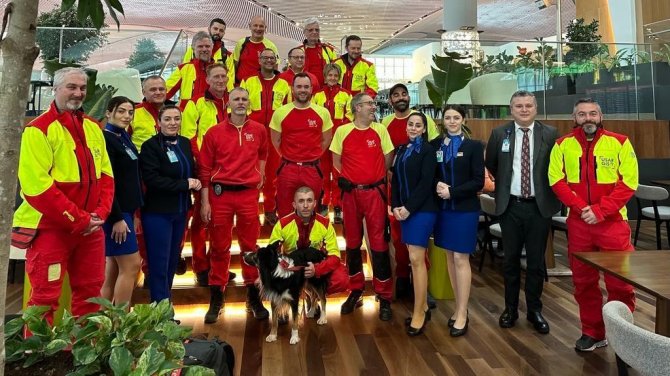 İ̇ga İ̇stanbul Havalimanı’ndan Yabancı Arama Kurtarma Ekiplerine 15 Dilde Teşekkür