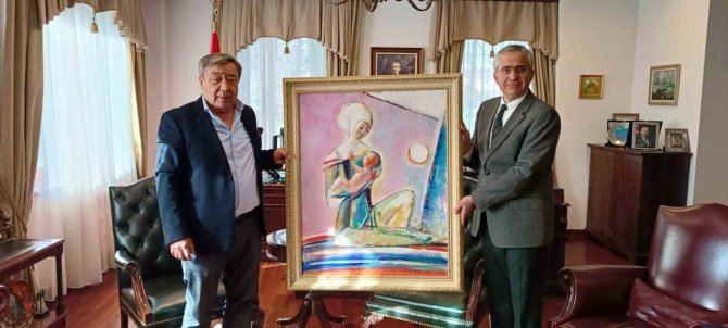 Dünyaca Ünlü Ressam Tölepbay, Tablosunu Depremzedeler İçin Sattı