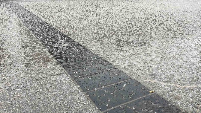 Sakarya’da Dolu Yağışı Etkili Oldu