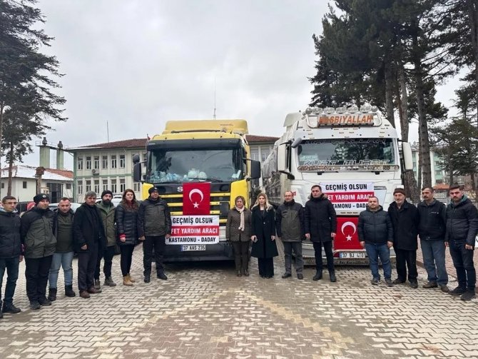 Kastamonu’dan Deprem Bölgesine Yakacak Yardımı