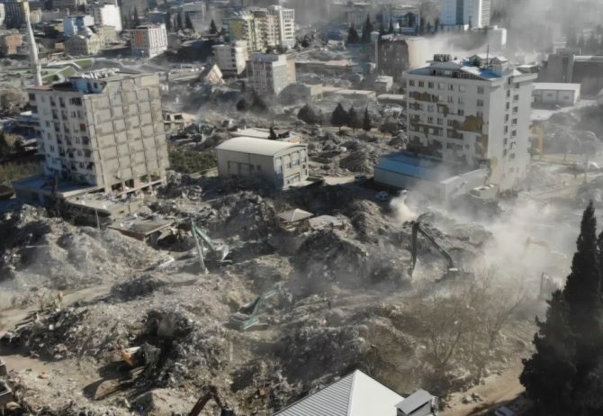 Depremin 11’inci Gününde Kahramanmaraş’ın Son Durumu Havadan Görüntülendi