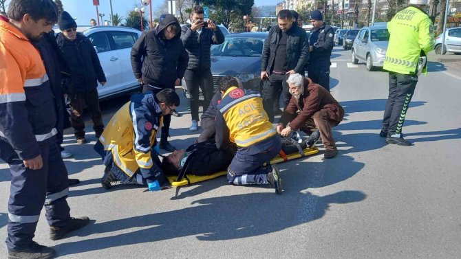 Ereğli’de Trafik Kazası 1 Yaralı