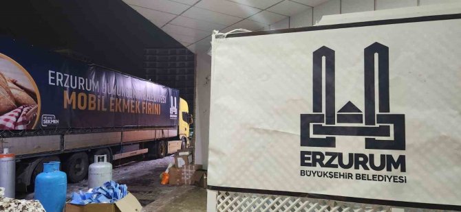 Erzurum Büyükşehir Felaket Bölgesinde Depremin Yaralarını Sarıyor