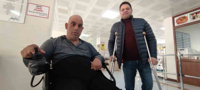 Engelli Aracı Enkaz Altında Kalan Ahmet Aslan’a Akülü Engelli Aracı Hediye Edildi