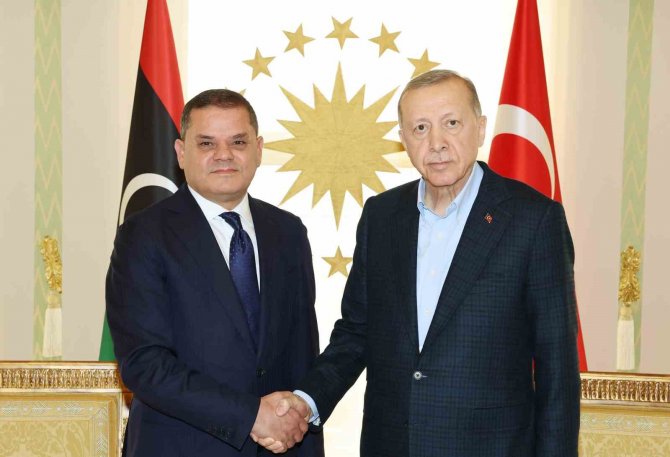 Cumhurbaşkanı Erdoğan, Libya Başbakanı Abdülhamid Dibeybe’yi Kabul Etti