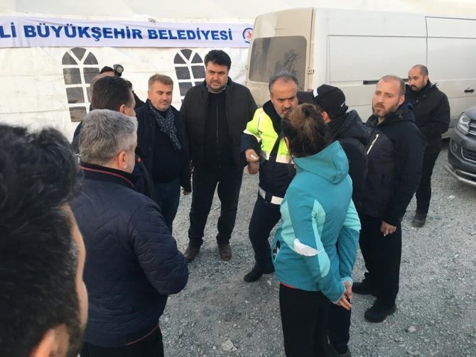 Havran Belediye Başkanı Emin Ersoy Deprem Bölgesine Gitti