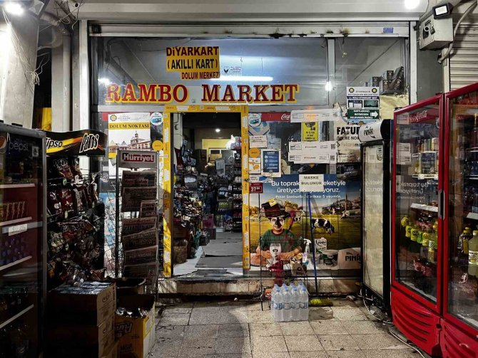 Deprem Anı Marketin Güvenlik Kamerasına Böyle Yansıdı