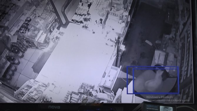 Deprem Anı Marketin Güvenlik Kamerasına Böyle Yansıdı
