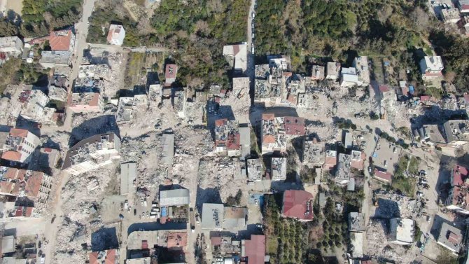 Samandağ Deprem Sonrası Havadan Görüntülendi
