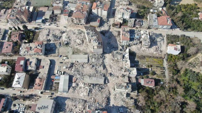 Samandağ Deprem Sonrası Havadan Görüntülendi