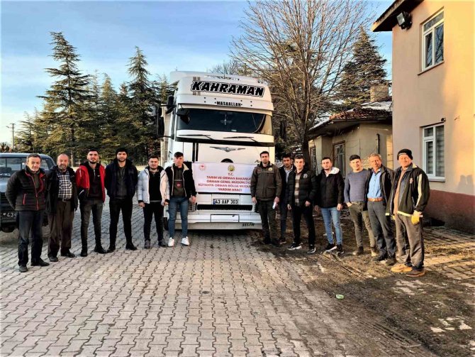 Depremzedelere Yakacak Yardımı