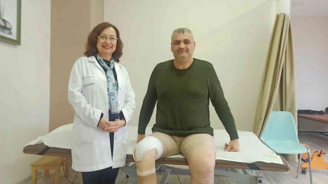Bir Bacağı Protez Olan Gazinin Yürümesini Bel Fıtığı Da Engelleyemedi