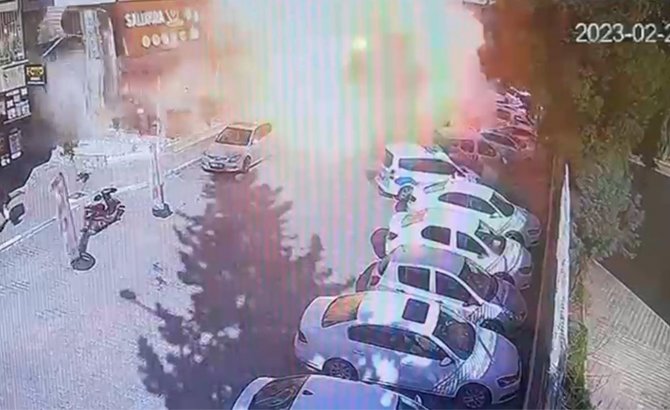 Şanlıurfa’da 2 Kişinin Öldüğü 8 Kişinin Yaralandığı Patlama Kamerada