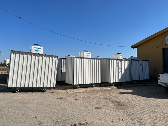 Seyyar Tuvaletler Deprem Bölgesi İçin Tekirdağ’dan Yola Çıktı