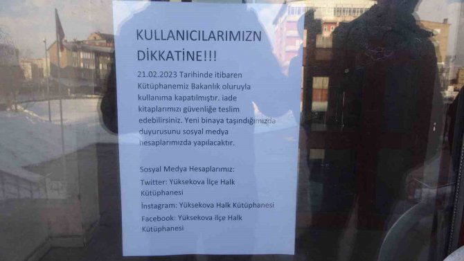 Depreme Dayanıklı Olmadığı Tespit Edilen Kültür Merkezi Boşaltıldı