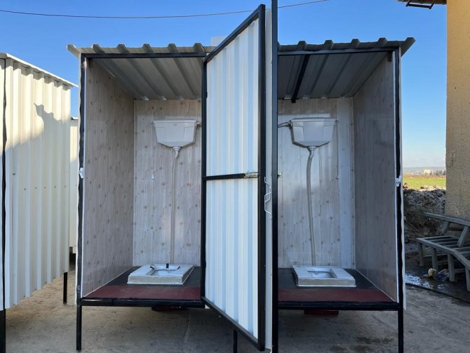 Seyyar Tuvaletler Deprem Bölgesi İçin Tekirdağ’dan Yola Çıktı