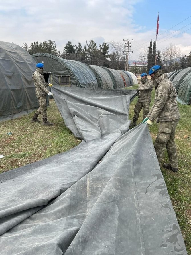Msb: “Bugüne Kadar Bölgede 59 Bin 985 Çadır Kurularak Vatandaşlarımıza Teslim Edildi”