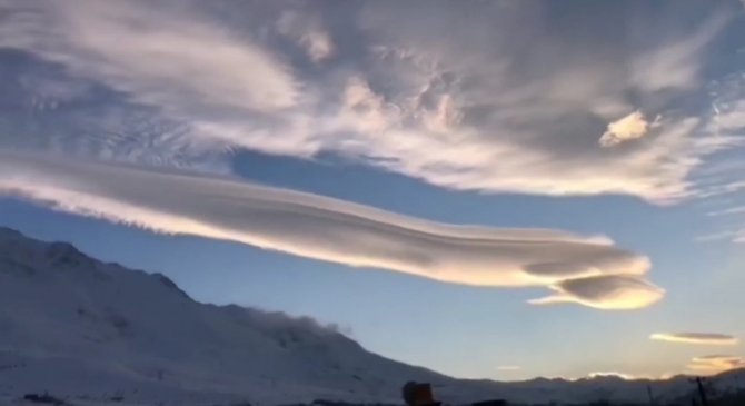 Van Semalarında Mercek Bulutu Görüldü