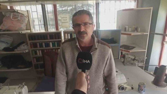 Ankaralı Terzi Depremzedeler İçin Ücretsiz Hizmet Veriyor